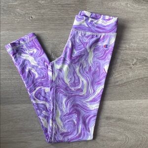 Champion Kids' Purple Swirl Leggings